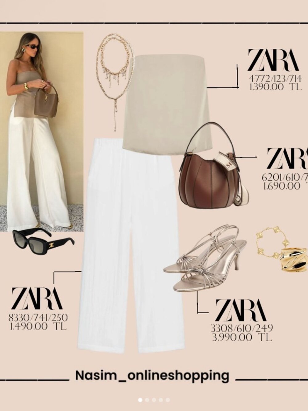 ZARA Satin Tube Top | Strapless Bandeau | Taupe Sage | NWT | Size M, L & XXL - Picture 7 of 10